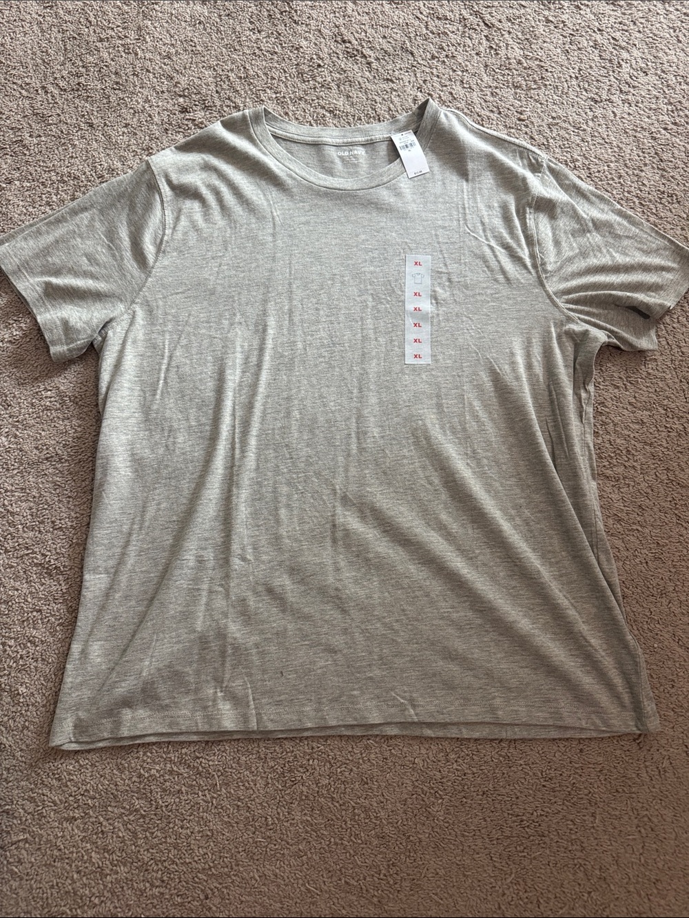 Old Navy Men's Crew Neck Tee in Light Taupe